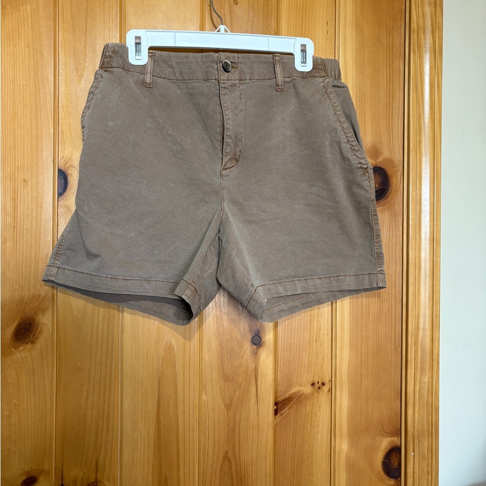 Old Navy OG Chino Shorts – Women's Size M High Rise 3.5" Inseam Brown Khaki NWT